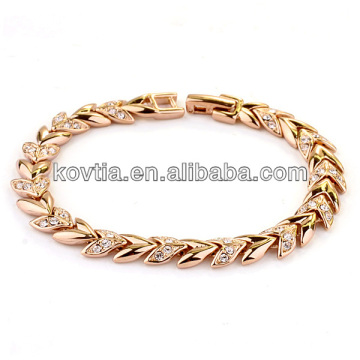 Luxury jewelry men bracelet fashion crystal bracelet for ladies